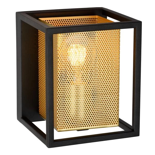 Lucide SANSA - Wall light - 1xE27 - Black - detail 1